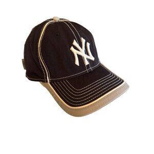 New York Yankees Blue Stretch Fit Hat Cap Size Med / Large
